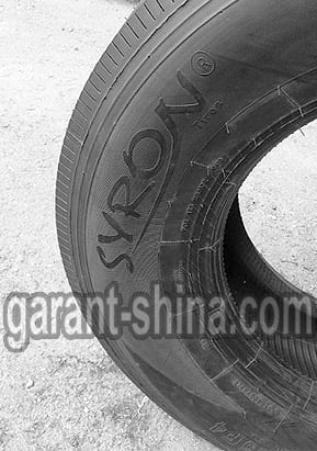 Syron K-TIR 225F4 (рулевая) 315/70 R22.5 154/150L 20PR - Фото боковины с Брендом